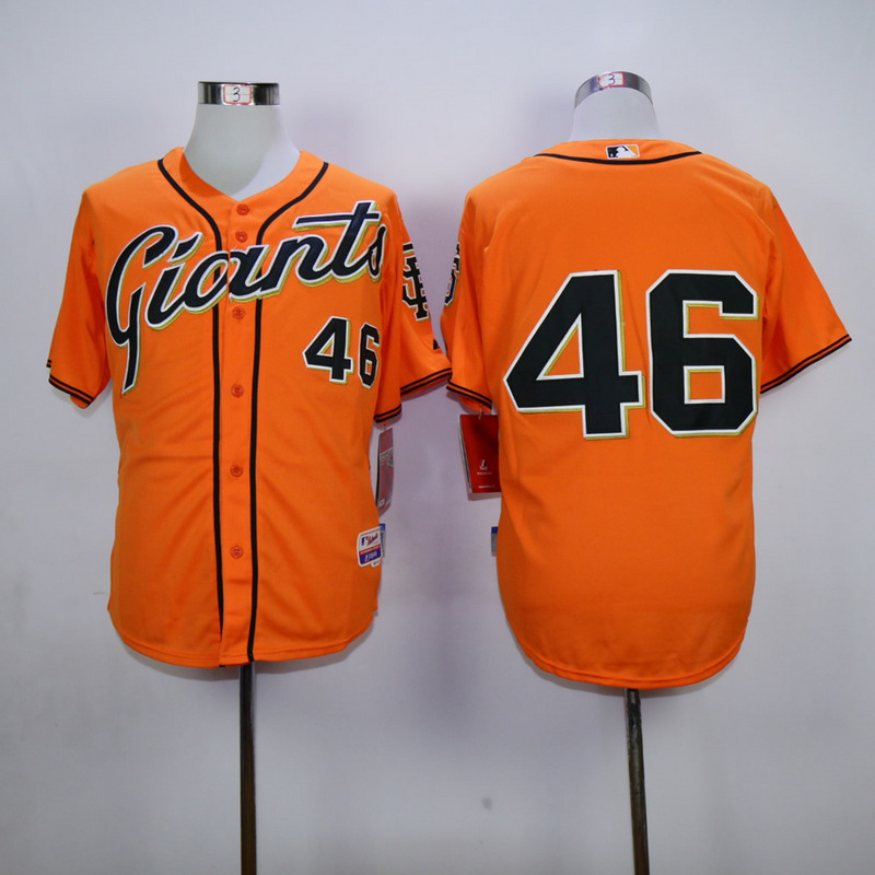 Men San Francisco Giants #46 Casilla Orange MLB Jerseys